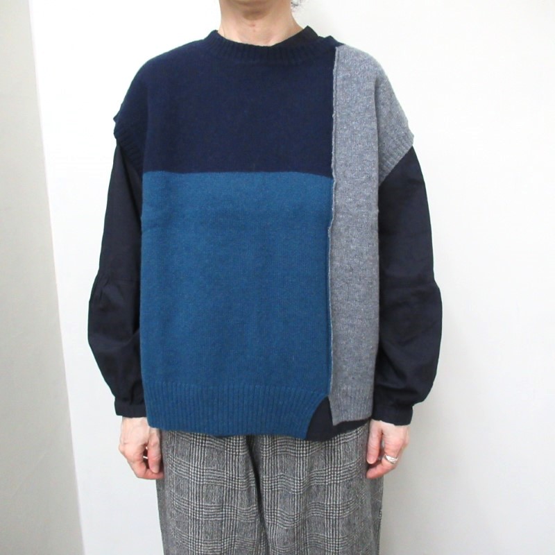 DAYS クレリックベスト 95224/ ダックBL×MGY×NV75